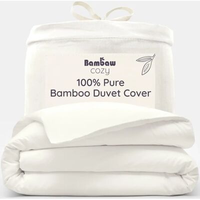 Funda de edredão de bambu 200x200 marfim - Funda Funda de edredão de bambu 200x200 marfim - Funda