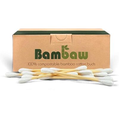 Cotton fioc Bambaw in bambù - Confezione da 200 Cotton fioc Bambaw in bambù - Confezione da 200