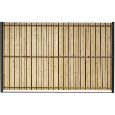 Kit de Clôture en Bois de Sapin Nordique Gardenode - 2,5m x 1,75m - Bois - Publicité Kit de Clôture en Bois de Sapin Nordique Gardenode - 2,5m x 1,75m - Bois - Publicité