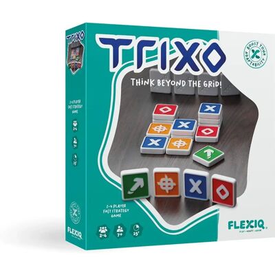 Flexiq Trixo Pensez Au-Delà de La Grille Jeu de Société - 2 à 4 Joueurs - 7+ Flexiq Trixo Pensez Au-Delà de La Grille Jeu de Société - 2 à 4 Joueurs - 7+