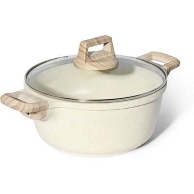 Just Perfecto Beige Non-stick Graniet Casserole - Casserole Just Perfecto Beige Non-stick Graniet Casserole - Casserole