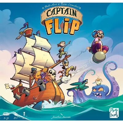 Asmodee gmbH Captain Flip - Jeu de Société pour 2-5 Joueurs - Amusement en Famille Asmodee gmbH Captain Flip - Jeu de Société pour 2-5 Joueurs - Amusement en Famille