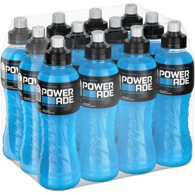 Powerade Isotonisk Drikk Ice Storm - 12 Stk 500 ml Powerade Isotonisk Drikk Ice Storm - 12 Stk 500 ml