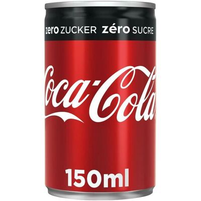 Coca-Cola Zero 150ml - Soda - Publicité Coca-Cola Zero 150ml - Soda - Publicité