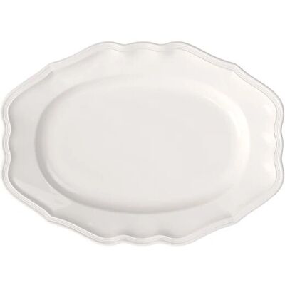 Villeroy & Boch Manoir Serving Platter - Oval, 37 cm, White Villeroy & Boch Manoir Serving Platter - Oval, 37 cm, White