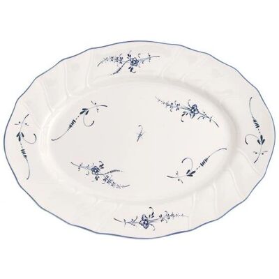 Villeroy & Boch Oval serveringsfat - Old Luxembourg porselen Blå & Hvit Villeroy & Boch Oval serveringsfat - Old Luxembourg porselen Blå & Hvit