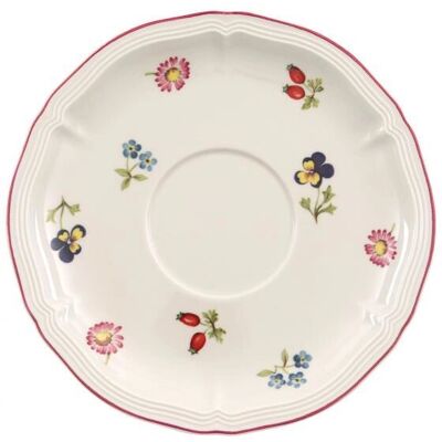 Villeroy & Boch Petite Fleur Untertasse - Hochwertiges Porzellan - 17cm Villeroy & Boch Petite Fleur Untertasse - Hochwertiges Porzellan - 17cm