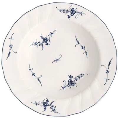 Villeroy & Boch Vieux Luxembourg Conjunto de Pratos Profundos - 23cm - Azul/Branco Villeroy & Boch Vieux Luxembourg Conjunto de Pratos Profundos - 23cm - Azul/Branco