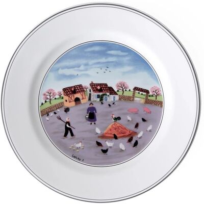Villeroy & Boch Hühnerhof 21cm Assiette petit-déjeuner - Porcelaine Villeroy & Boch Hühnerhof 21cm Assiette petit-déjeuner - Porcelaine