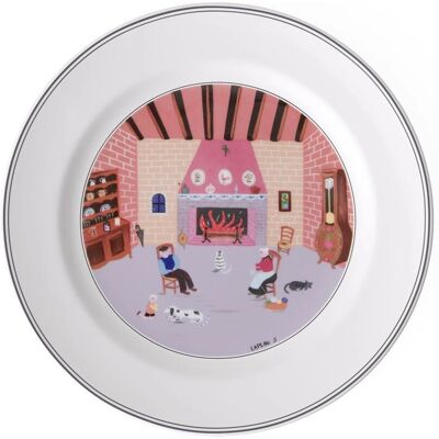Villeroy & Boch Naif Cheminée Assiette - Assiette de 27cm Villeroy & Boch Naif Cheminée Assiette - Assiette de 27cm