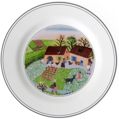Villeroy & Boch Naif Brot- und Dessertteller - Bauernhof 17cm Villeroy & Boch Naif Brot- und Dessertteller - Bauernhof 17cm