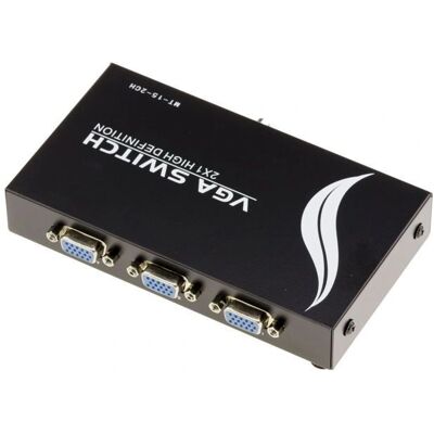 Interrupteur VGA KALEA-INFORMATIQUE - 2 Ports, Boîtier Métal - Résolution Max - Publicité Interrupteur VGA KALEA-INFORMATIQUE - 2 Ports, Boîtier Métal - Résolution Max - Publicité