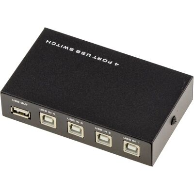 Kalea - 4-Port USB 2.0 Sharing Box - compatible imprimante - Boîtier métallique - Publicité Kalea - 4-Port USB 2.0 Sharing Box - compatible imprimante - Boîtier métallique - Publicité