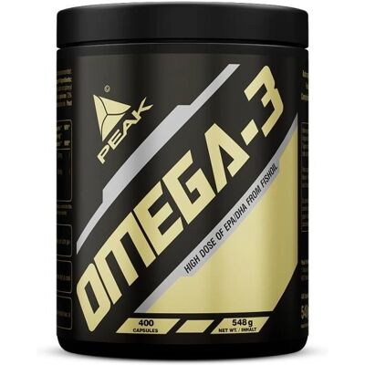 Peak Omega-3 - 400 Kapseln - Herz & Gehirn Unterstützung Peak Omega-3 - 400 Kapseln - Herz & Gehirn Unterstützung