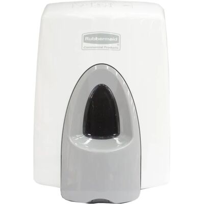 Distributeur de mousse pour siège de toilette Rubbermaid - 400ml - Plastique blanc Distributeur de mousse pour siège de toilette Rubbermaid - 400ml - Plastique blanc