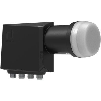 Inverto Ultra Quad LNB - 0,2dB, 10.7-11.7 GHz, Nero Inverto Ultra Quad LNB - 0,2dB, 10.7-11.7 GHz, Nero