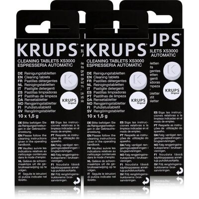 Tablettes de nettoyage Krups XS3000 - Accessoires pour machines à café Tablettes de nettoyage Krups XS3000 - Accessoires pour machines à café