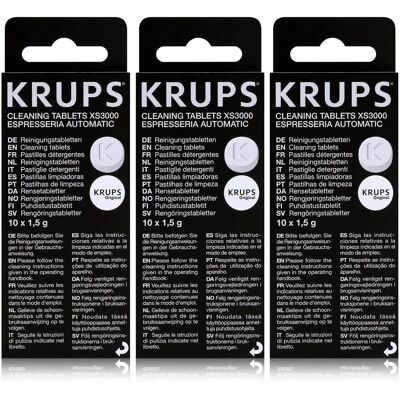 Krups - Set di 3 scatole di pastiglie detergenti - Accessories and products Krups - Set di 3 scatole di pastiglie detergenti - Accessories and products