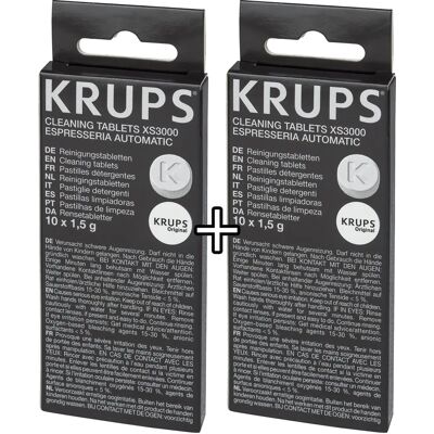 Krups XS300010 - Tablettes de nettoyage Krups XS300010 - Tablettes de nettoyage