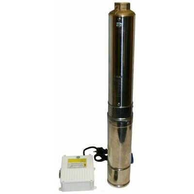 Varan Motors - Bomba de agua sumergible - Pozo profundo, 370W, 48m, Gris Varan Motors - Bomba de agua sumergible - Pozo profundo, 370W, 48m, Gris