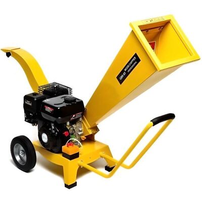 Varan Motors GBK-65-1 Broyeur de bois - 212CC 6.5CV - Jaune - Publicité Varan Motors GBK-65-1 Broyeur de bois - 212CC 6.5CV - Jaune - Publicité