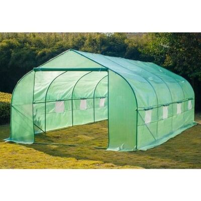 Bc-elec 5662-0502 Invernadero - 6 Secciones, 18m², Verde Bc-elec 5662-0502 Invernadero - 6 Secciones, 18m², Verde