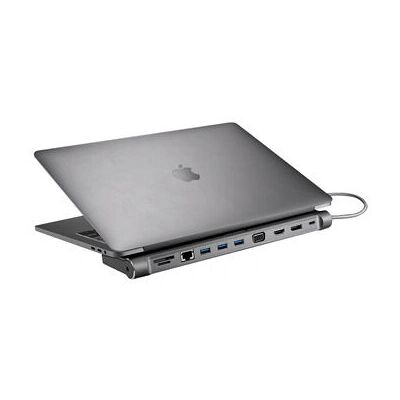 XtremeMac XWH-CDH-13 laptop docking station - Grijs - 12-in-1 XtremeMac XWH-CDH-13 laptop docking station - Grijs - 12-in-1