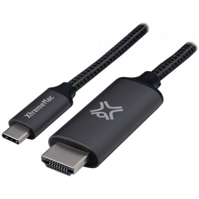 Adaptateur USB C à HDMI 2m - Câble Vidéo XtremeMac Adaptateur USB C à HDMI 2m - Câble Vidéo XtremeMac