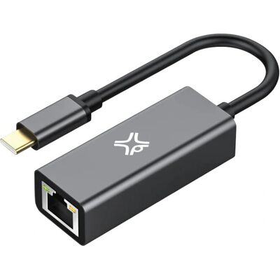 XtremeMac XWH-ACE-13 Ethernet-Adapter - RJ45, USB-C, Grau XtremeMac XWH-ACE-13 Ethernet-Adapter - RJ45, USB-C, Grau