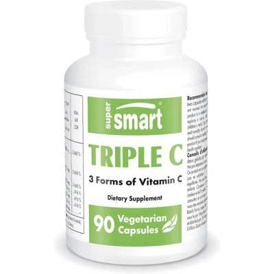 SuperSmart SuperSmart Triple C Dietary Supplement - 90 Veg. Caps SuperSmart SuperSmart Triple C Dietary Supplement - 90 Veg. Caps