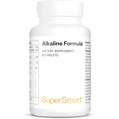 SuperSmart SA SuperSmart Alkaline Formula Dietary Supplement - 60 tabs SuperSmart SA SuperSmart Alkaline Formula Dietary Supplement - 60 tabs