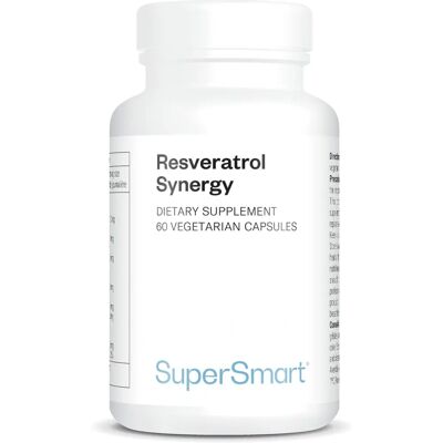 SuperSmart SA Resveratrol Synergy Dietary Supplement - 60 Veg. Caps SuperSmart SA Resveratrol Synergy Dietary Supplement - 60 Veg. Caps