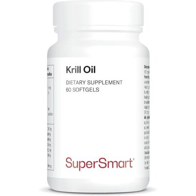 SuperSmart Krill Oil - Omega-3 Supplement - 60 Softgels SuperSmart Krill Oil - Omega-3 Supplement - 60 Softgels