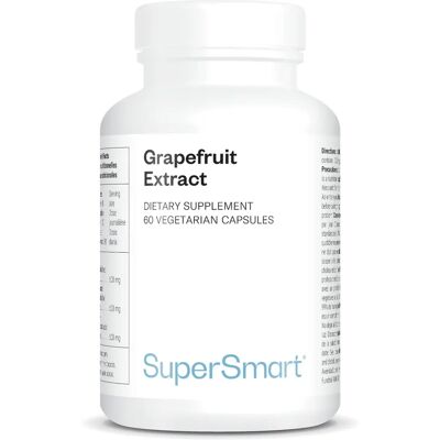 SuperSmart SuperSmart Grapefruit Extract - 60 Veg. Caps - Dietary Supplement SuperSmart SuperSmart Grapefruit Extract - 60 Veg. Caps - Dietary Supplement