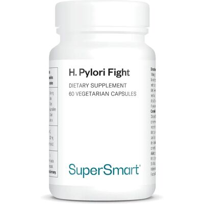 SuperSmart Combat H. Pylori 60 Gélules Végétales - Complément Alimentaire - Publicité SuperSmart Combat H. Pylori 60 Gélules Végétales - Complément Alimentaire - Publicité