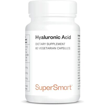 SuperSmart SA Acide Hyaluronique - 60 Gélules Végétales - Publicité SuperSmart SA Acide Hyaluronique - 60 Gélules Végétales - Publicité