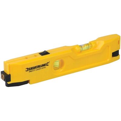 Mini poziomica laserowa Silverline 210mm - Laser Level Mini poziomica laserowa Silverline 210mm - Laser Level