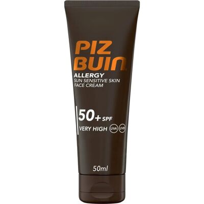 Piz Buin Allergy Gesichtspflege SPF 50+ - Empfindliche Haut, 50ml Piz Buin Allergy Gesichtspflege SPF 50+ - Empfindliche Haut, 50ml