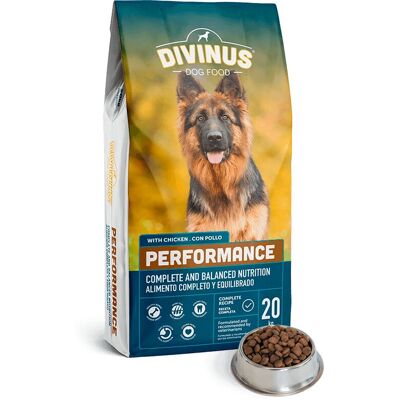 Divinus Performance för Vuxna Hundar 20-40 Kg - Kyckling Divinus Performance för Vuxna Hundar 20-40 Kg - Kyckling