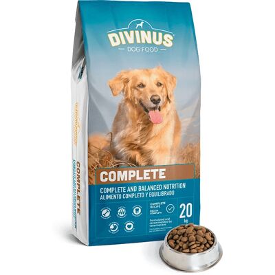 DIVINUS Complete 20 kg Torrfoder för vuxna hundar - Köttsmak - Vitaminer & Mineraler DIVINUS Complete 20 kg Torrfoder för vuxna hundar - Köttsmak - Vitaminer & Mineraler