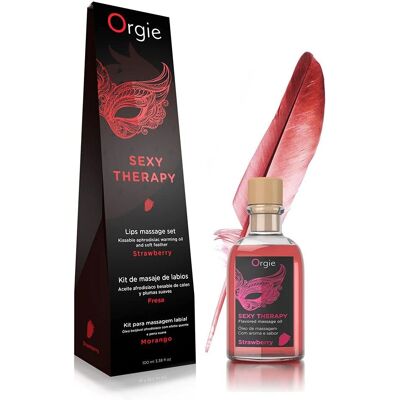 Kit de Massage Fraise Orgie - Détente & Massage Kit de Massage Fraise Orgie - Détente & Massage