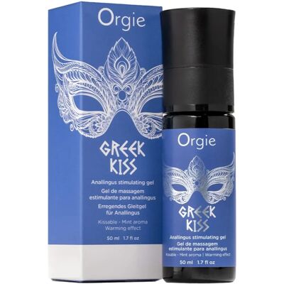 Orgie Greek Kiss Mátová Hřejivá Gel - Anal Relaxační Gel Orgie Greek Kiss Mátová Hřejivá Gel - Anal Relaxační Gel