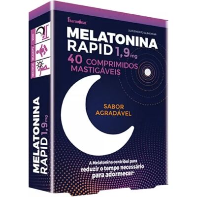 Fharmonat Melatonina Rapid 1,9mg - 40 Comprimidos Masticáveis Fharmonat Melatonina Rapid 1,9mg - 40 Comprimidos Masticáveis