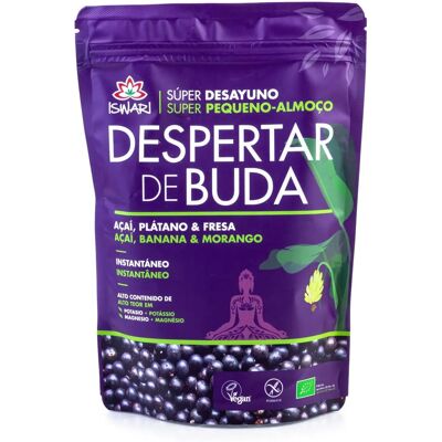 Mezcla de Superalimentos Despertar de Buda - Açai, Banana y Fresa de Iswari Mezcla de Superalimentos Despertar de Buda - Açai, Banana y Fresa de Iswari