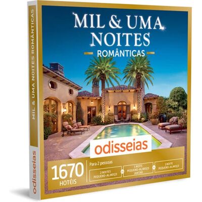 ODISSEIAS - Mil Uma Noites Romantic - Fim de semana - Cartão-presente ODISSEIAS - Mil Uma Noites Romantic - Fim de semana - Cartão-presente