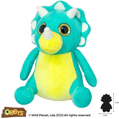 Brinquedo de pelúcia Triceratops da Wild Planet - Macio, Certificado CE Brinquedo de pelúcia Triceratops da Wild Planet - Macio, Certificado CE