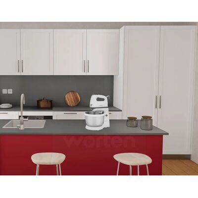 KREA HM155 Batedeira Branca - Eletrodoméstico de Cozinha KREA HM155 Batedeira Branca - Eletrodoméstico de Cozinha
