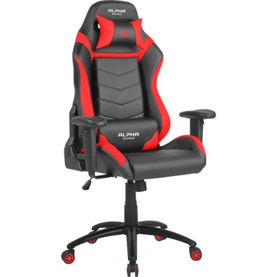 Alpha Gamer - GAMMA - Noir Rouge - Chaise gaming - Publicité Alpha Gamer - GAMMA - Noir Rouge - Chaise gaming - Publicité