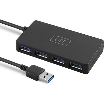 1Life USB Hub 4 Portas - USB 3.0 1Life USB Hub 4 Portas - USB 3.0