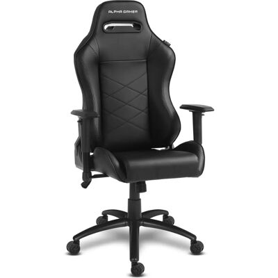Silla de Videojuegos Alpha Gamer AGATENA-BK - Negro Silla de Videojuegos Alpha Gamer AGATENA-BK - Negro